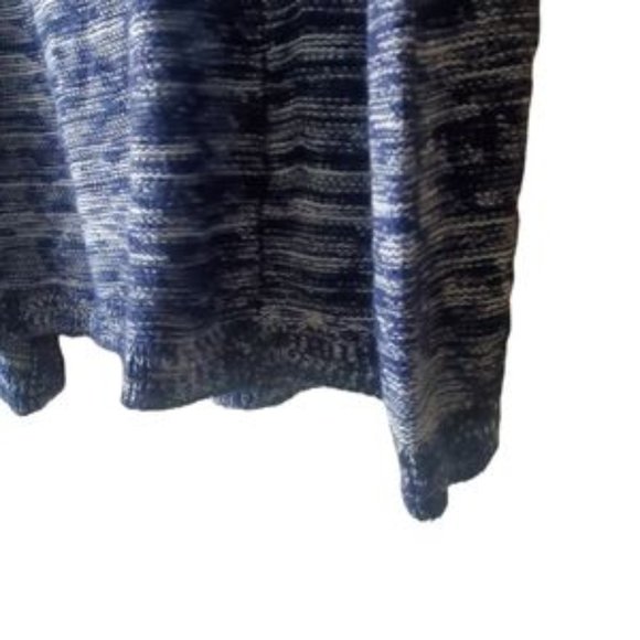 ARIZONA JEANS | Blue Cardigan Long Hooded Sweater | Medium - Picture 3 of 5